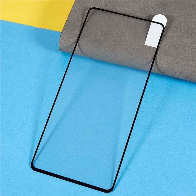 Pour Xiaomi Poco F4 GT Silk Printing Tempered Glass Phone Screen Film Full Coverage Full Glue Screen Protector