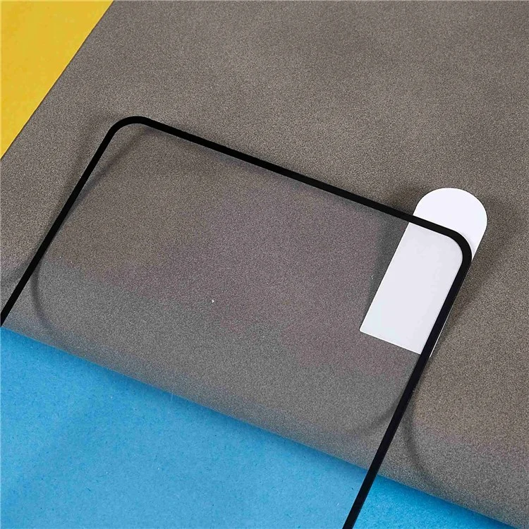 Pour Xiaomi Poco F4 GT Silk Printing Tempered Glass Phone Screen Film Full Coverage Full Glue Screen Protector