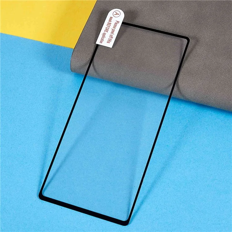 Para Google Pixel 6a Full Glue Full Covering Bubble-free Phone Screen Protector Silk Printing Tempered Glass Film