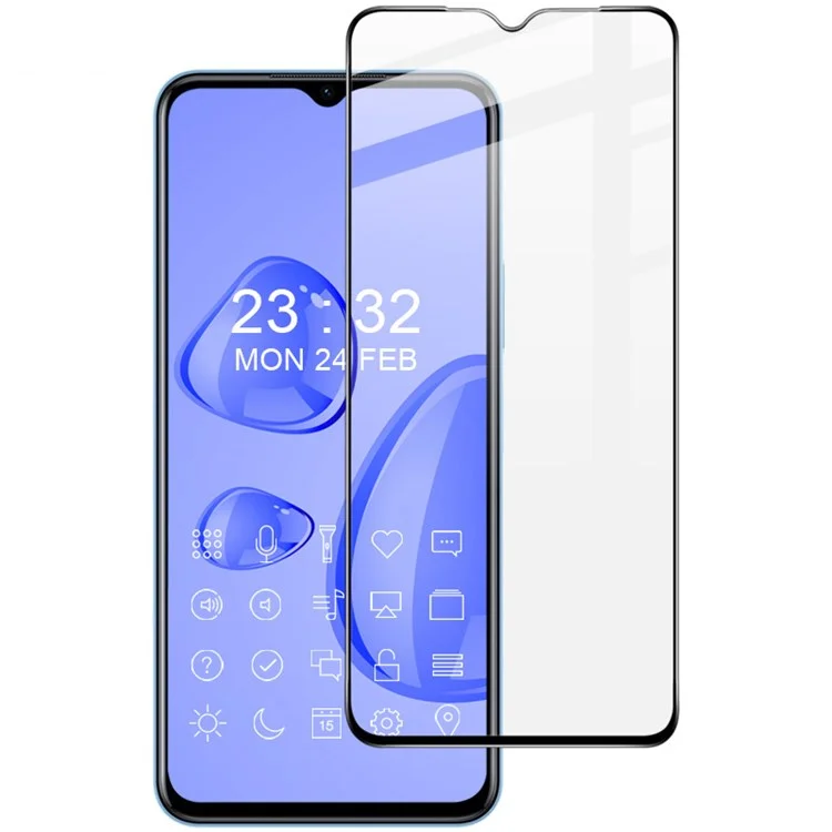IMAK Pro+ Series For vivo Y33s 4G/Y33s 5G Защитное закаленное стекло для экрана Полное покрытие Полный клей Антицарапин 9H Стеклянная защитная пленка