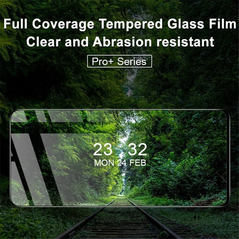 IMAK Pro+ Serie Screen Protector voor Oppo A96 4G 9H Gehard Glas Screen Protector Volledige Dekking Volledige Lijm Krasbestendige Beveiligingsfolie