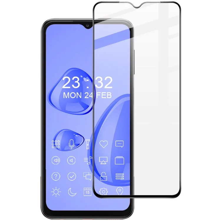 Serie IMAK Pro+ Para Samsung Galaxy M23 5G/F23 5G/A23 4G (165.4 x 76.9 x 8.4 Mm)/a03 (164.2 x 75.9 x 9.1 Mm) Cobertura Completa Protector de Pantalla de Pegamento Completo Película de Vidrio Templado Anti-Scratch Guard Film