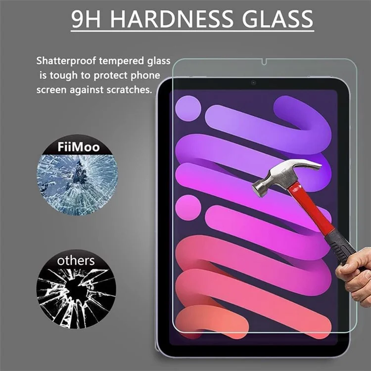 Anti-Blue-Ray Tempered Glass Film for iPad mini (2024) / mini (2021), Anti-Glare Ultra Slim Scratch-Resistant Full Screen Protector