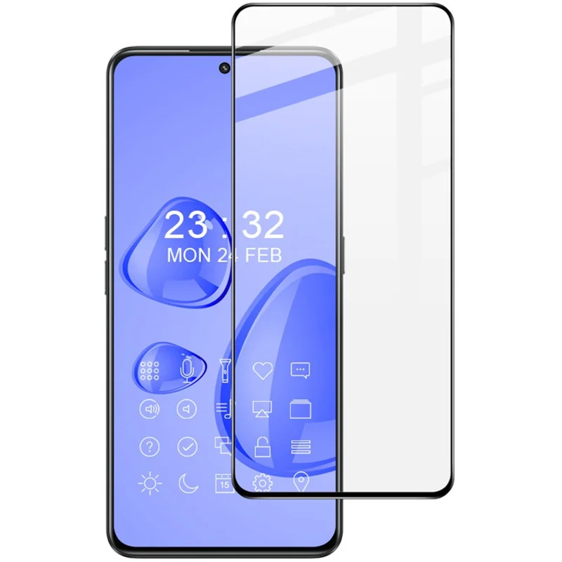 IMAK Pro+ Serie Screen Protector voor Realme GT Neo3 9H Gehard Glas Screen Protector Veiligheidsvolle Volledige Dekking Volledige Lijm Krasbestendige Beschermfolie