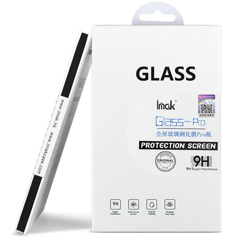 IMAK Pro+ Serie Screen Protector voor Realme GT Neo3 9H Gehard Glas Screen Protector Veiligheidsvolle Volledige Dekking Volledige Lijm Krasbestendige Beschermfolie