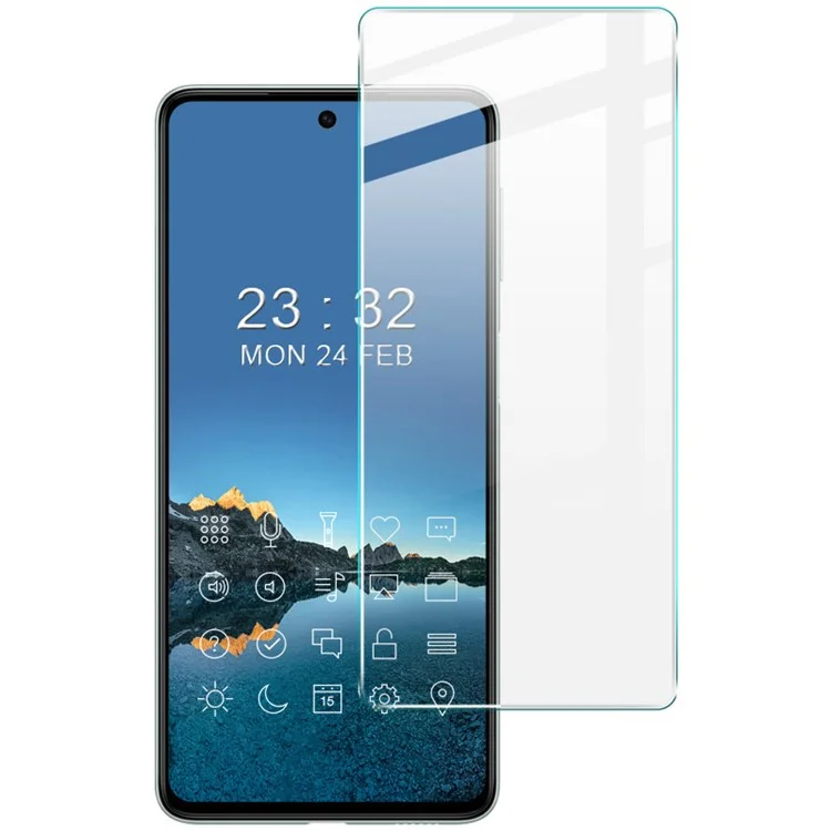 IMAK H-serie Für Samsung Galaxy M53 5G Phone Screenfilm Anti-explosion 9H Härte HD Clear Tempered Glass Screen Protector