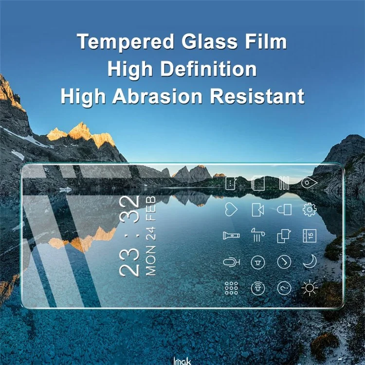 IMAK H Series For Samsung Galaxy M53 5G Phone Screen Film Anti-explosion 9H Hardness HD Clear Tempered Glass Screen Protector