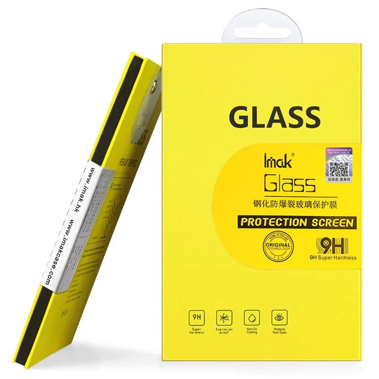 IMAK H Series For Samsung Galaxy M53 5G Phone Screen Film Anti-explosion 9H Hardness HD Clear Tempered Glass Screen Protector