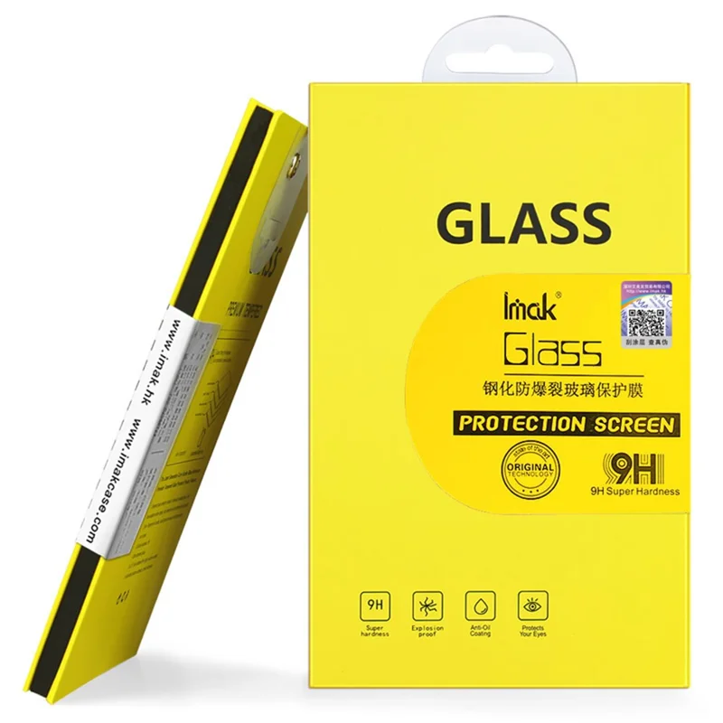 IMAK H Series For Xiaomi Redmi 10A Ultra-thin HD Dustproof Anti-dust Tempered Glass Protector Film