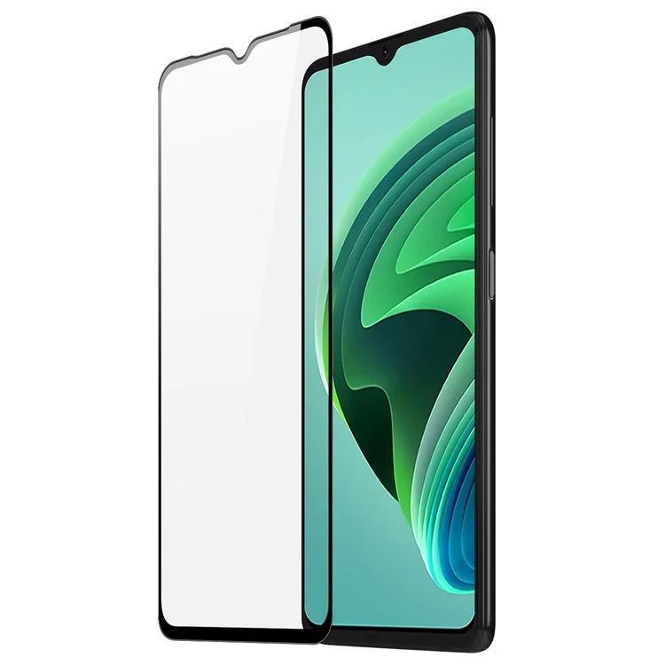 DUX DUCIS 0.33mm HD Screen Protector for Xiaomi Redmi 10 5G / Redmi 10 Prime+ 5G / Redmi Note 11E 5G, Full Cover Full Glue 2.5D Arc Edge Medium Alumina Tempered Glass Anti-Scratch Film (9D)