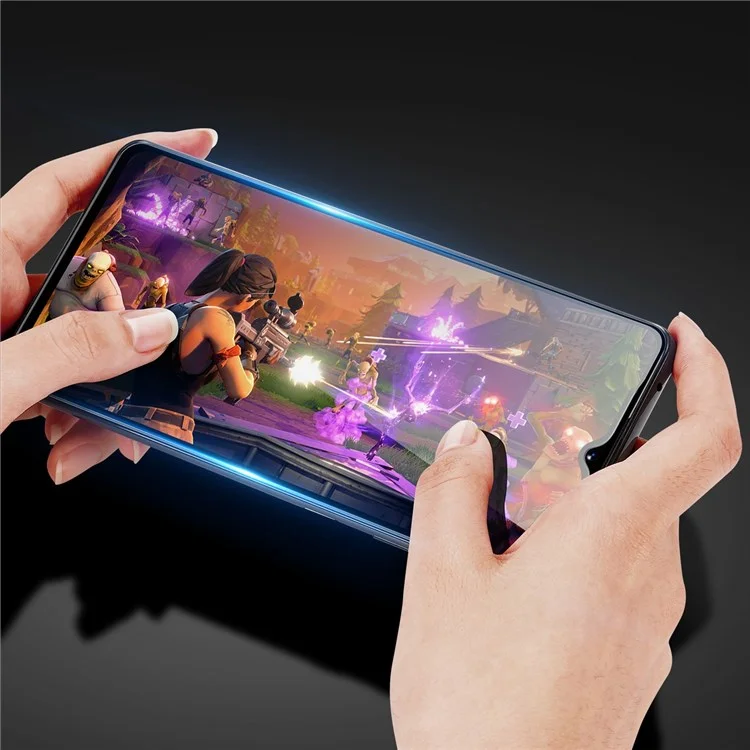 DUX DUCIS 0.33mm HD Screen Protector for Xiaomi Redmi 10 5G / Redmi 10 Prime+ 5G / Redmi Note 11E 5G, Full Cover Full Glue 2.5D Arc Edge Medium Alumina Tempered Glass Anti-Scratch Film (9D)