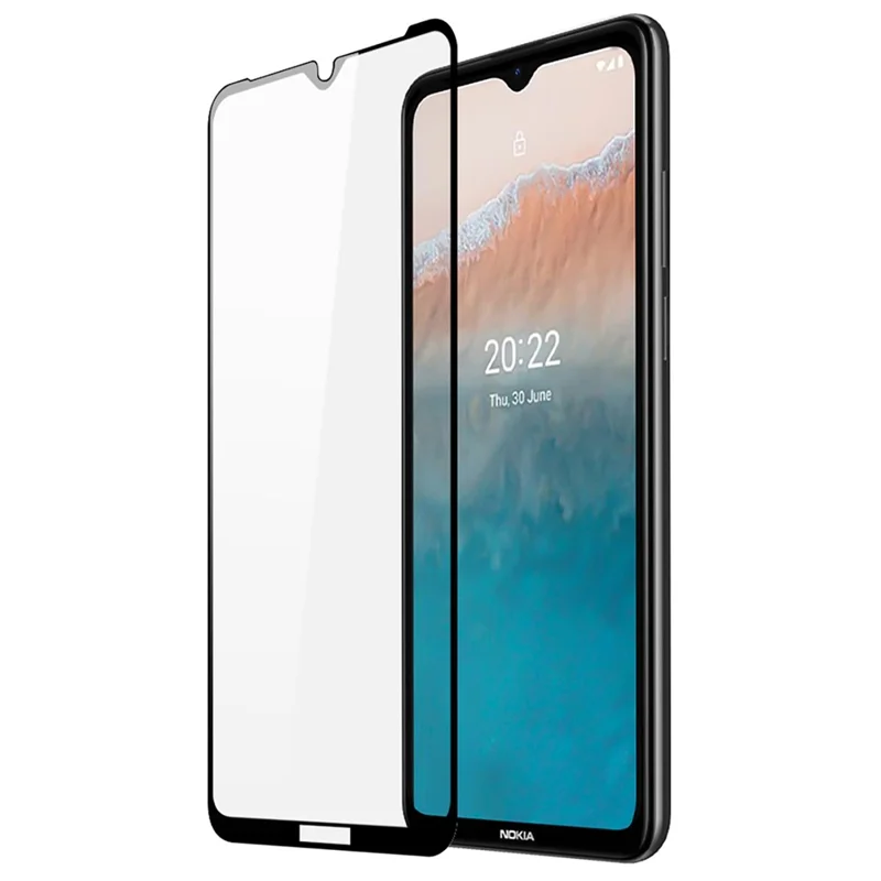 DUX DUCIS For Nokia C21 Plus Full Screen Protector 2.5D Flat Screen Medium Alumina Glass HD Clear Film