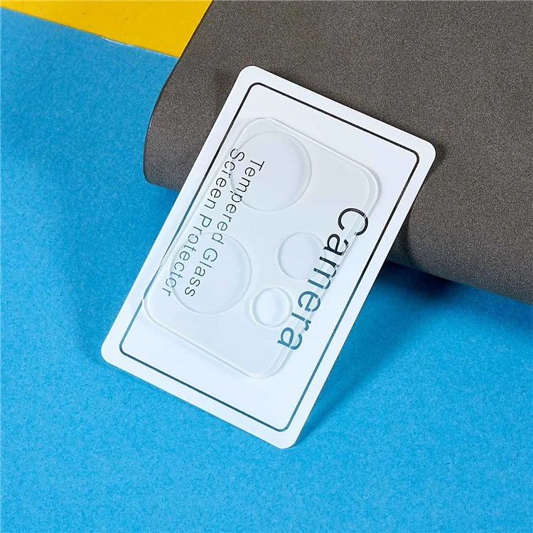 Para OnePlus Nord CE 2 Lite 5G 2 piezas/juego Protector de lente de cámara de borde de arco 3D Película protectora de vidrio templado resistente a los arañazos