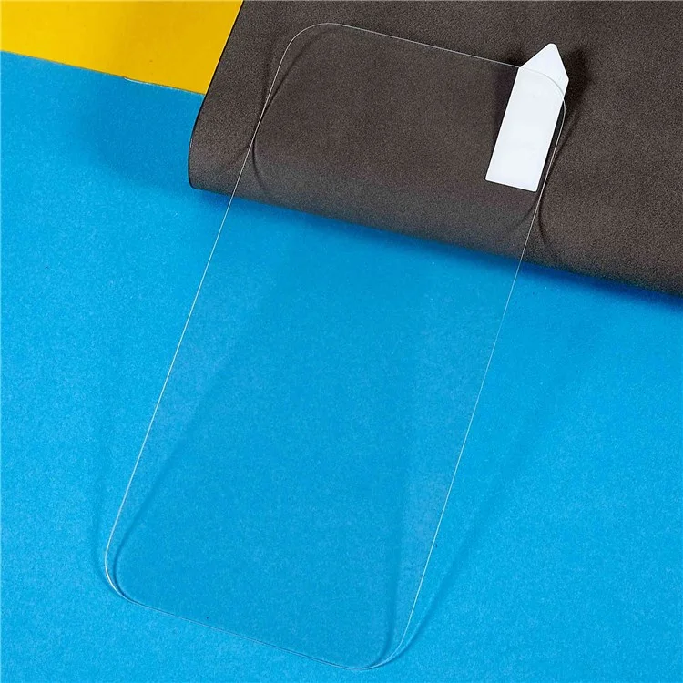 RURIHAI Para iPhone 14 Pro 6.1 polegadas Super Transparente Anti-arranhões Alto Vidro de Alumínio-silício Protetor de Tela Ultra-fino 0,18 mm Borda de Arco 2,5D