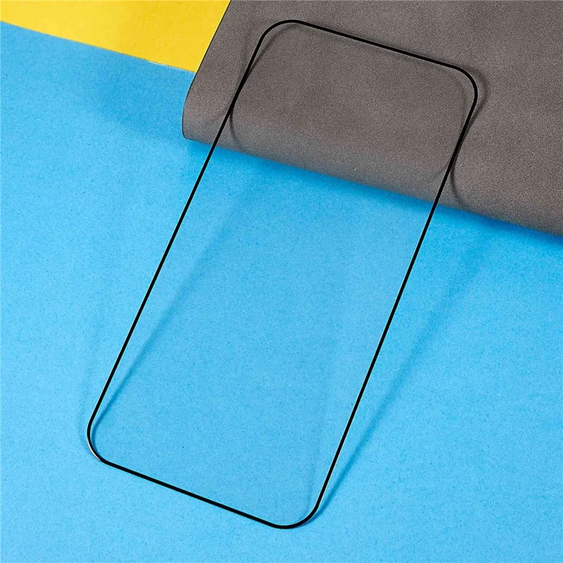 RURIHAI For iPhone 14 Pro Max 6.7 inch Secondary Hardening Full Glue HD Full Covering Anti-scratch 0.26mm 2.5D Arc Edge High Aluminum-silicon Glass Cell Phone Screen Protector Cover