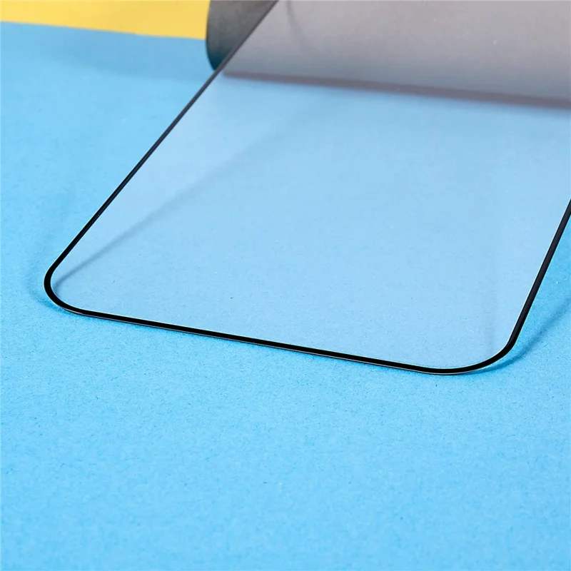 RURIHAI For iPhone 14 Pro Max 6.7 inch Secondary Hardening Full Glue HD Full Covering Anti-scratch 0.26mm 2.5D Arc Edge High Aluminum-silicon Glass Cell Phone Screen Protector Cover