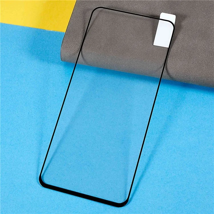 Pour OnePlus 10R 5G Silk Printing Tempered Glass Film Full Covering Anti-scratch Full Glue Cell Phone Screen Protector