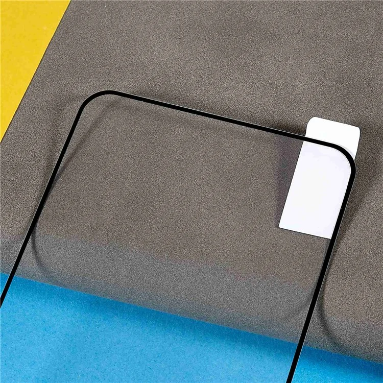Pour OnePlus 10R 5G Silk Printing Tempered Glass Film Full Covering Anti-scratch Full Glue Cell Phone Screen Protector