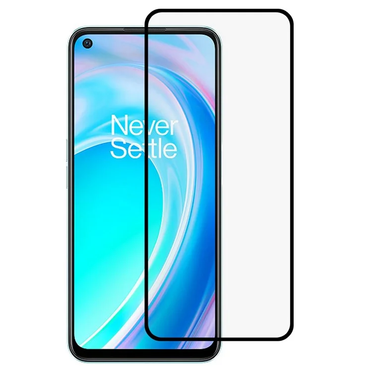 Para OnePlus Nord CE 2 Lite 5G Cobertura Completa Anti-poeira Clue Fulha Clue Completa Filma de Vidra Tempo de Vidra Templa de Clape Celula Protetor de Tela Celular Protetor de Tela