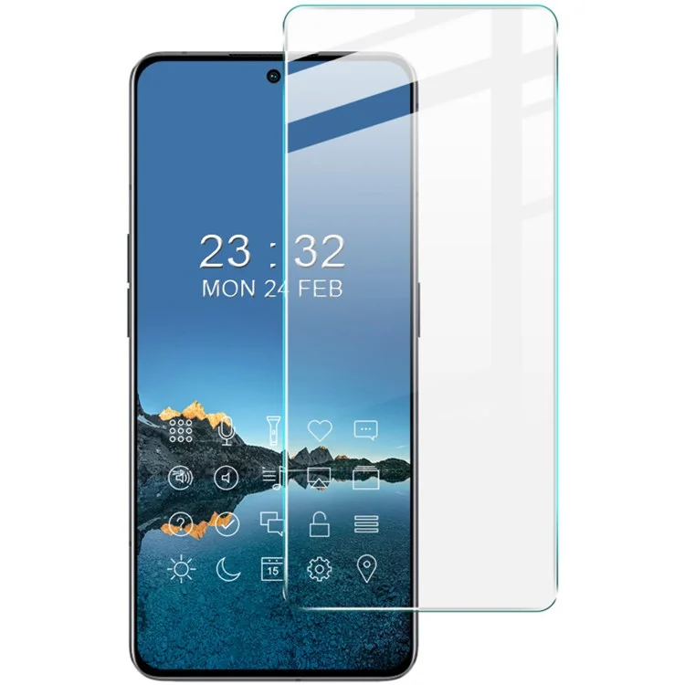 Serie Imak H Para Oppo Reno8 Pro 5G / Reno8 Pro+ 5G Protector de Pantalla HD Película de Vidrio Templado Transparente, Dureza de 9 h, Anti-scratch, Libre de Burbujas