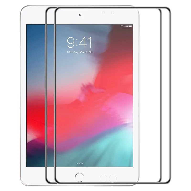HAT PRINCE 2Pcs/Pack for iPad mini (2019) 7.9 inch/mini 4 Strengthening Airbag Tempered Glass Full Glue Full Screen Protector