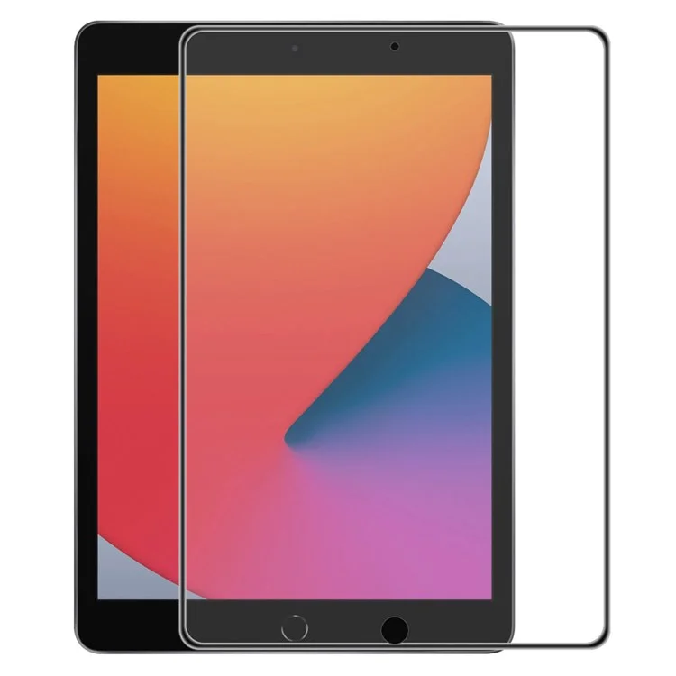 HAT PRINCE для iPad 10.2 (2021)/(2020)/(2019) Взрывозащищенное закаленное стекло Противоразрывный Airbag Full Glue Full Screen Protector