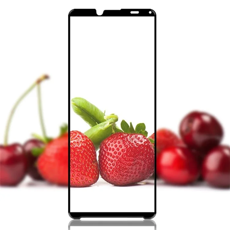 AMORUS 2Pcs/Pack para Sony Xperia 10 IV HD Anti-scratch Secondary Strengthening Full Glue Silk Printing Black Edge Tempered Glass Screen Protector