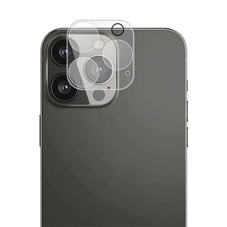 Protector de lente de cámara MOCOLO para iPhone 14 Pro 6.1 pulgadas, película protectora de vidrio templado a prueba de salpicaduras y a prueba de roturas con estampado de seda