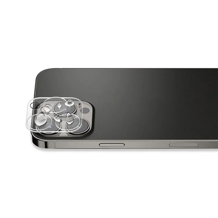 Protector de lente de cámara MOCOLO para iPhone 14 Pro 6.1 pulgadas, película protectora de vidrio templado a prueba de salpicaduras y a prueba de roturas con estampado de seda