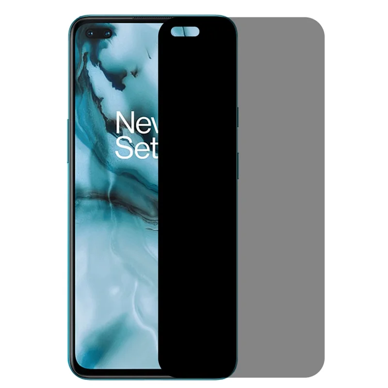 Silk Printing Anti-spy Tempered Glass Film for OnePlus Nord, Full Glue Full Screen Protector