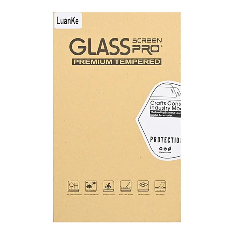 Luanke Para Samsung Galaxy S21 fe 5G Protector de Pantalla de Vidrio Templado Clear 9H Dureza 2.5D Película de Pegamento Completo