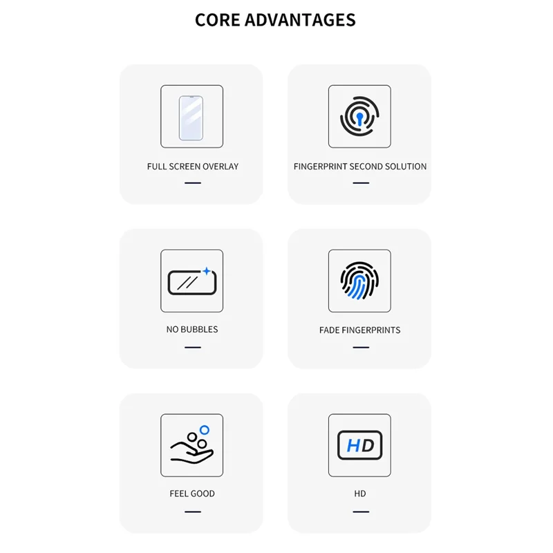 MOCOLO for iPhone 14 Plus 6.7 inch No Bubble Anti-stains Full Coverage 3D Curved Edges Screen Protector HD Tempered Glass Film Full Glue - Black