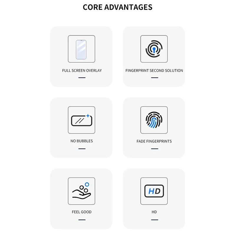 MOCOLO for iPhone 14 Pro 6.1 inch Anti-explosion Anti-wear 3D Curved Edges Screen Protector Full Covering HD Tempered Glass Film Full Glue - Black