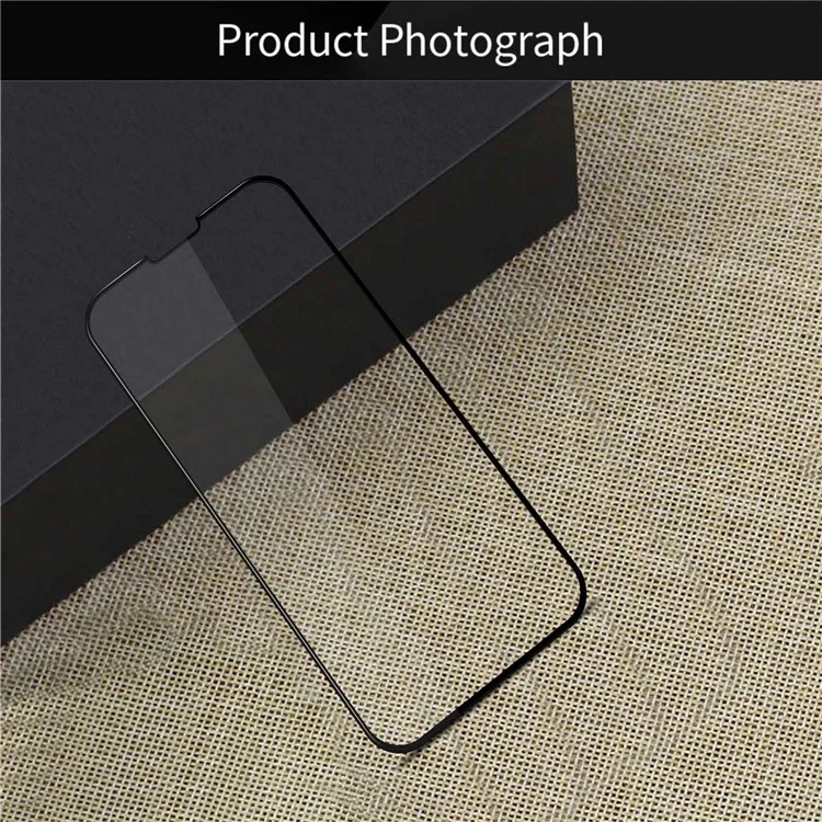 MOFI JK 3D Tempered Glass Film-1 for iPhone 14 Plus 6.7 inch Full Coverage Full Glue Curved HD Clear Smooth Touch Screen Protector Film