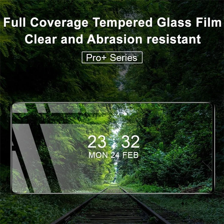 Série IMAK Pro + Pour Google Pixel 7 HD Ultra Clear Full Screw Protector Anti-pingerprint Fild en Verre Trempé à L'épreuve