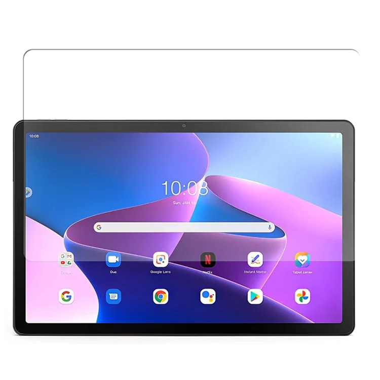 Für Lenovo Tab M10 Plus (Gen 3) 10,6-zoll-glasfilm 0,3 mm Bogenkante Anti-explosion Vollbedeckungsbildschirmschutz