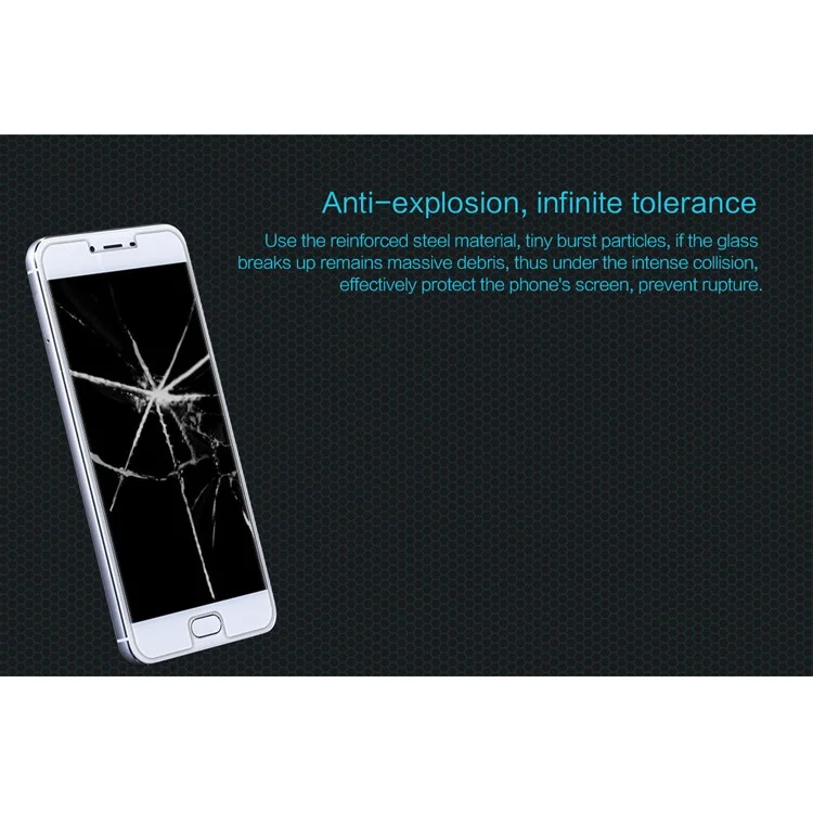 NILLKIN Amazing H for 	Meizu m3x Tempered Glass Screen Protector 9H Anti-explosion