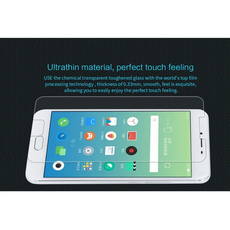 NILLKIN Amazing H for 	Meizu m3x Tempered Glass Screen Protector 9H Anti-explosion