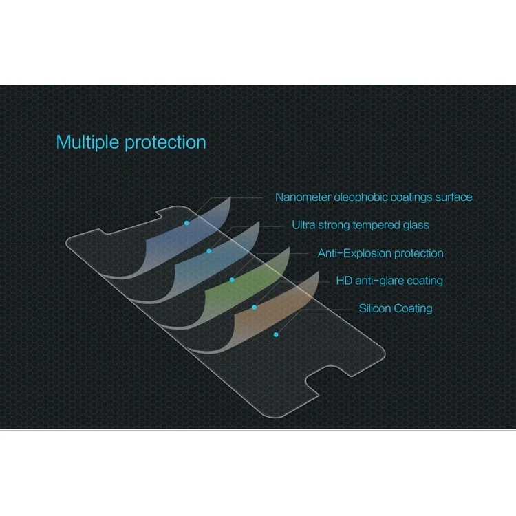 NILLKIN Amazing H for 	Meizu m3x Tempered Glass Screen Protector 9H Anti-explosion