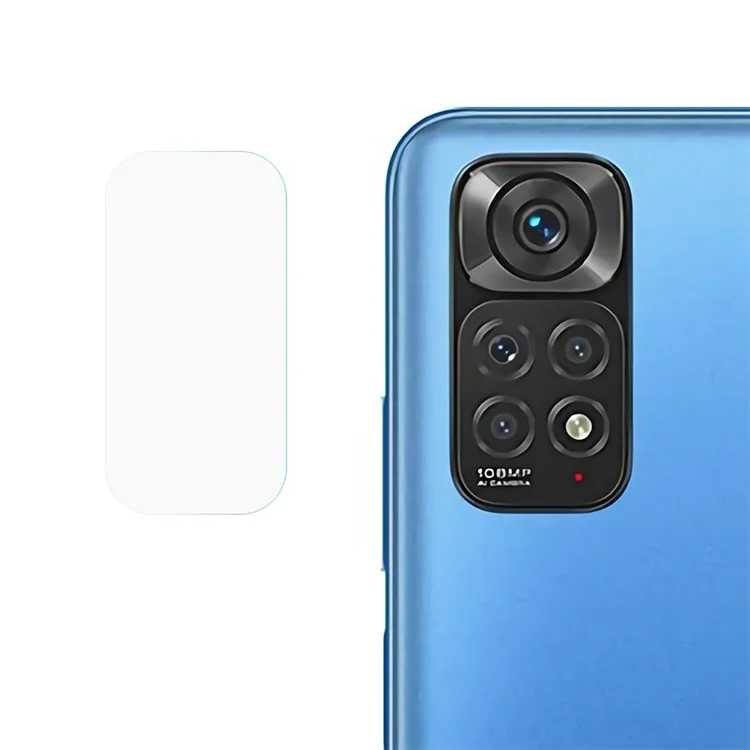 For Xiaomi Redmi Note 11S 4G Tempered Glass Rear Camera Lens Protector Bubble-free Ultra Clear Flim