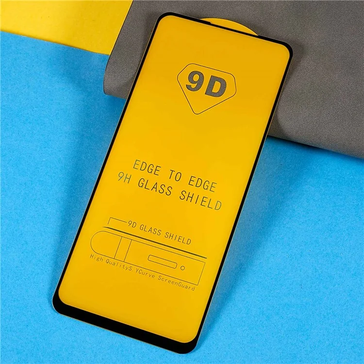 9D Tempered Glass Film for Xiaomi Redmi Note 11S 4G, Anti-Explosion Full Covering Anti-Stains Silk Printing Side Glue Screen Protector