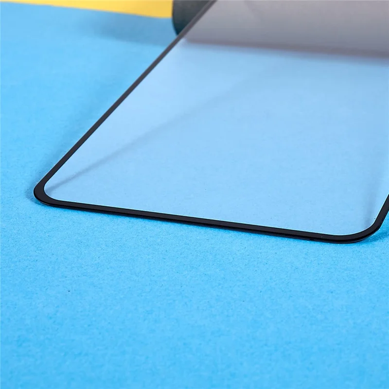 For Oppo A96 4G 9D Side Glue Silk Printing Film HD Tempered Glass Full Covering 9H Anti-Explosion Screen Protector