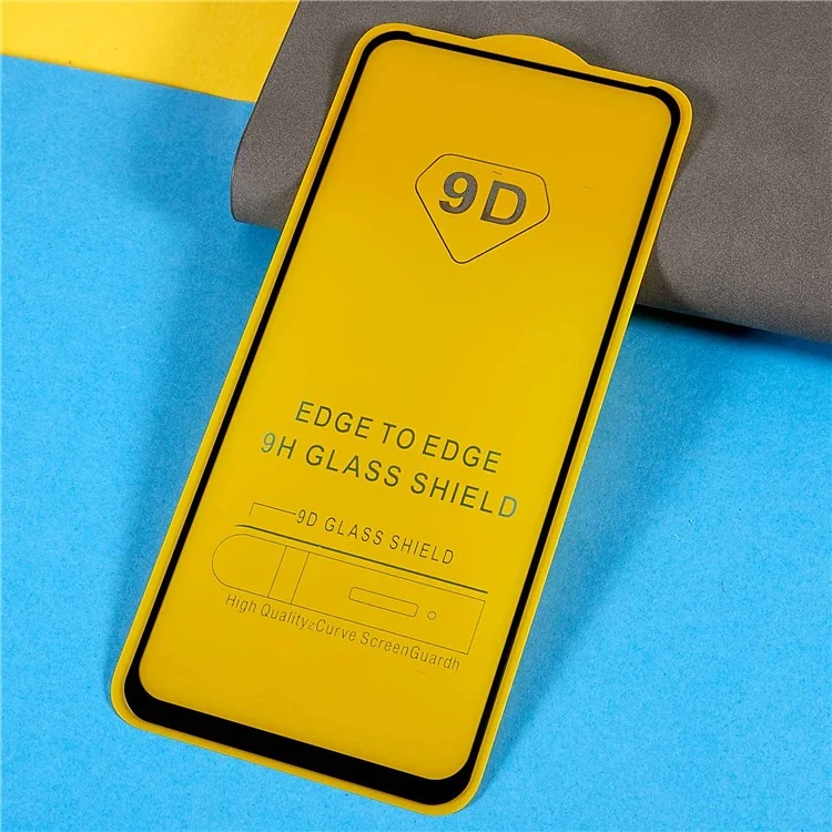 Per Realme 9 Pro 5G / 9 5G / Realme V25 5G 9D Silk Printing Full Size Screen Protector Side Glue Anti-scratch Tempered Glass Shield
