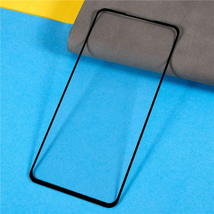 For Samsung Galaxy S21 FE 5G 9D Side Glue Tempered Glass Screen Protector Silk Printing Anti-explosion Film