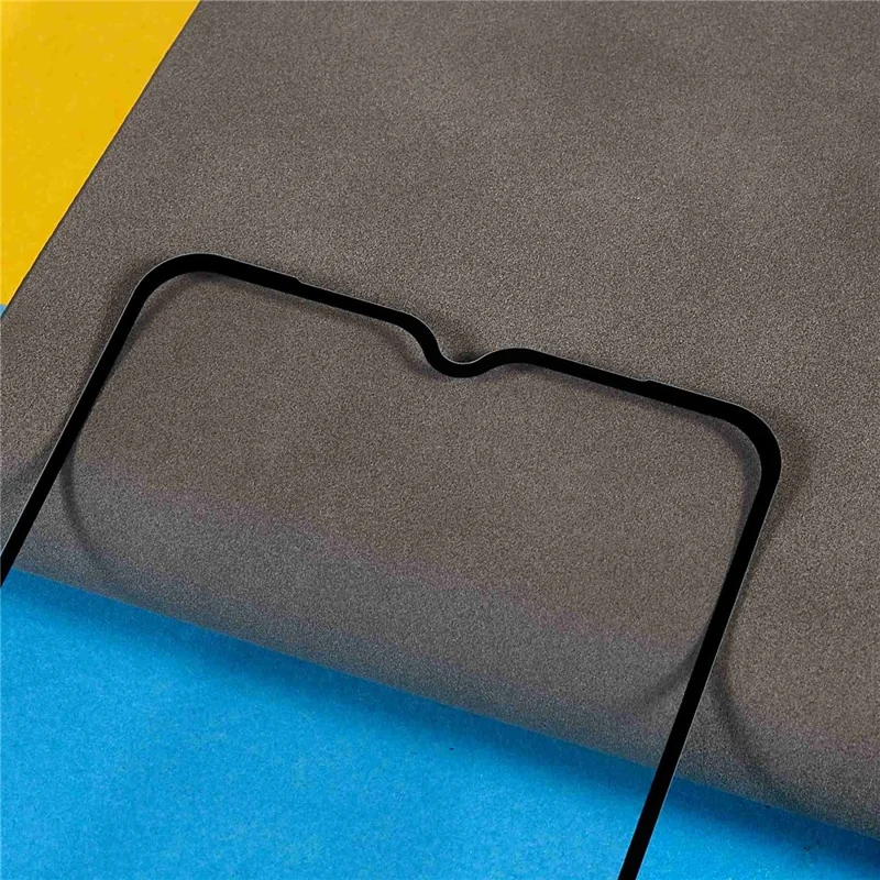 For Samsung Galaxy A03 (166.5mm) 9D Tempered Glass Film Side Glue Silk Printing Full Screen Protector