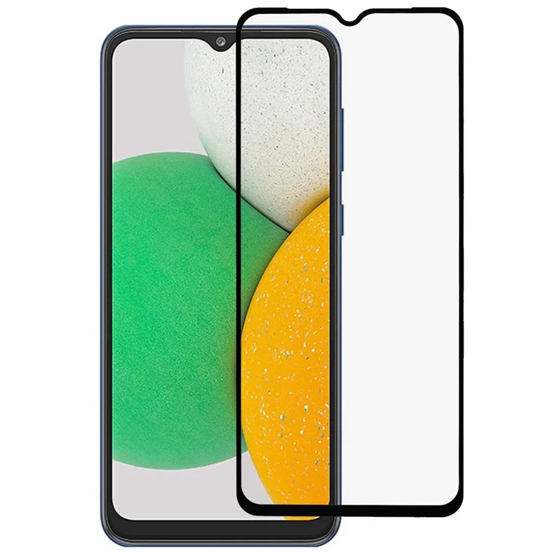For Samsung Galaxy A13 4G 9D Silk Printing Anti-Stains Tempered Glass Film Side Glue HD Full Coverage 9H Screen Protector