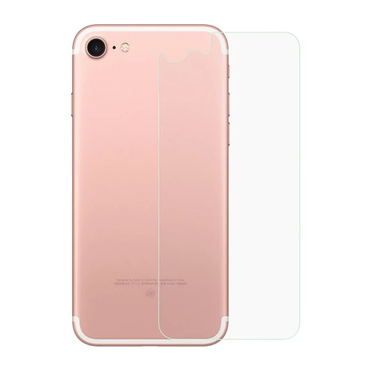 0.3mm Tempered Glass Back Protector Film for iPhone SE (2020)/SE (2022)/8/7 4.7 inch (Straight Edge)