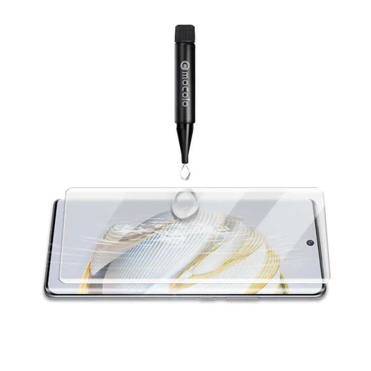 MOCOLO For Huawei nova 10 4G 3D Curved Edges Tempered Glass Film Full Glue UV Liquid Full Screen Protector