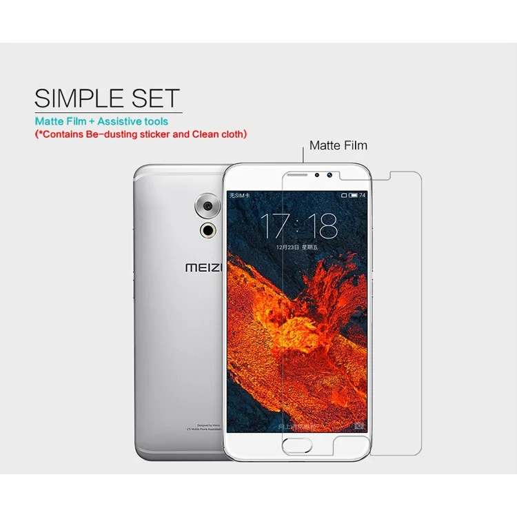 NILLKIN Matte Anti-scratch Protection Film Screen Cover for Meizu Pro 6 Plus