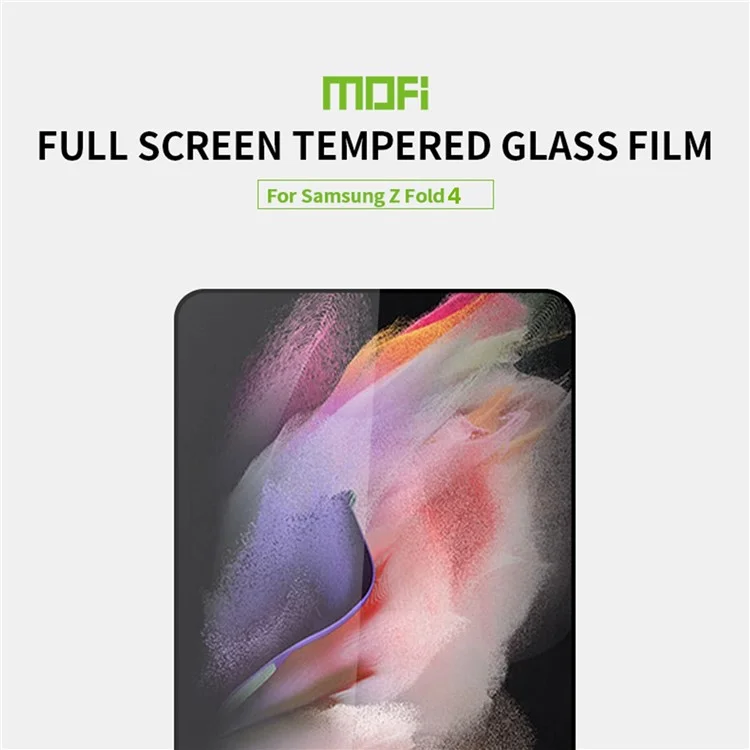 MOFI JK Tempered Glass Film Series-1 for Samsung Galaxy Z Fold4 5G 9H Hardness Anti-explosion Full Glue Full Screen Protector